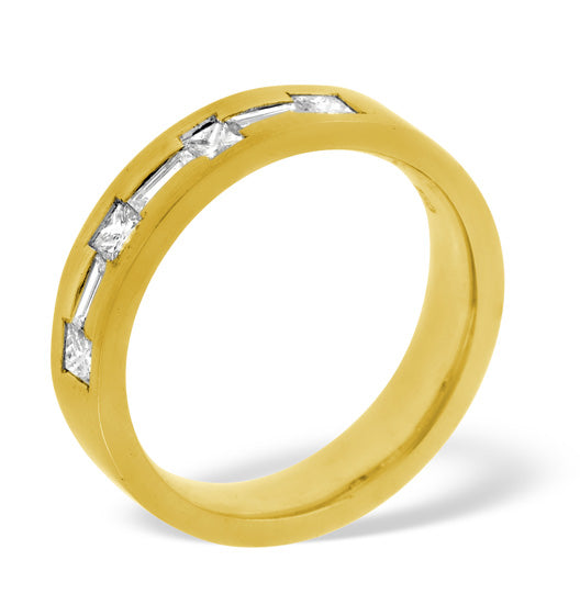 Mens 0.49ct H/Si Diamond 18K Gold Dress Ring